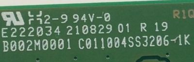 T-CON PARA TV ONN / NUMERO DE PARTE M0045400R / JADDJ2012 / B002M0001 / C011004SS3206-1K / E222034 / DISPLAY V550DJ2-Q01 REV.D1 / MODELO 100071701 ((55 PULGADAS)) - Imagen 2